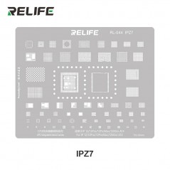 Product image RELIFE RL-044 IPZ7 IP12/12Pro/12ProMax/12Mini-A14 CPU Universal Plant Tin Steel Stencil/0.12MM