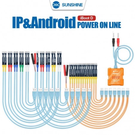 SUNSHINE I BOOT D Cavi Alimentazione Scheda Madre Per Android e iPhone da 8 a 16 Serie V10.0