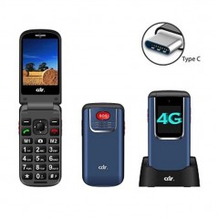 Acquista CDR Cellulare GSM Quad Band C56 4G Dual Sim con Tasto SOS | Blue in vendita
