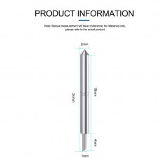 SUNSHINE 3-Piece Straight Silver Tip Cutting Head for SS-890C Machine