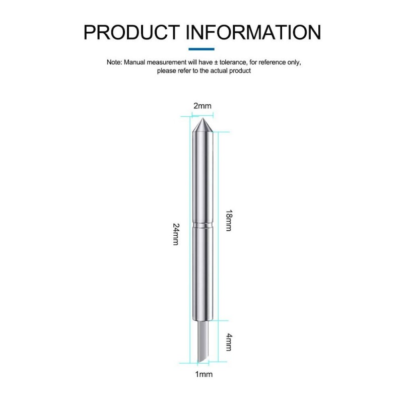 SUNSHINE 3-Piece Straight Silver Tip Cutting Head for SS-890C Machine