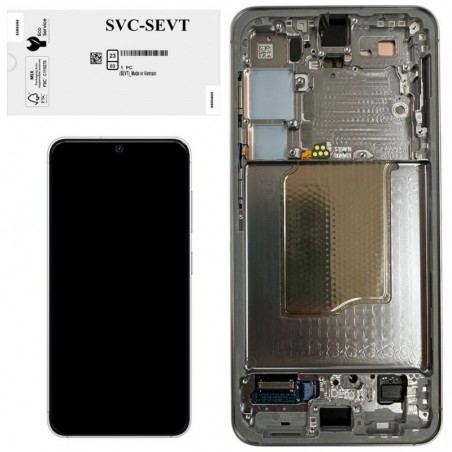 Immagine prodotto Samsung SERVICE PACK Display LCD ORIGINALE + Frame Per Galaxy S25 5G S931 SILVER SHADOW / LIGHT GRAY
