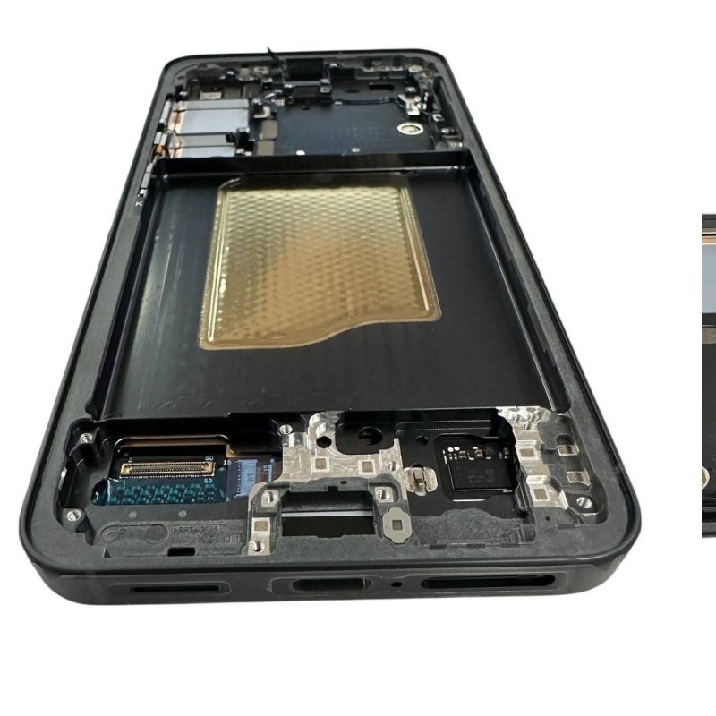  Samsung Service Pack Original LCD Display + Frame For Galaxy S25 5G S931 BLUE / BLACK