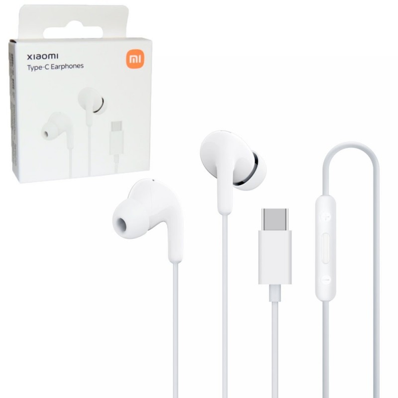 Xiaomi USB-C Water-Resistant Noise-Cancelling Wired Earphones | White