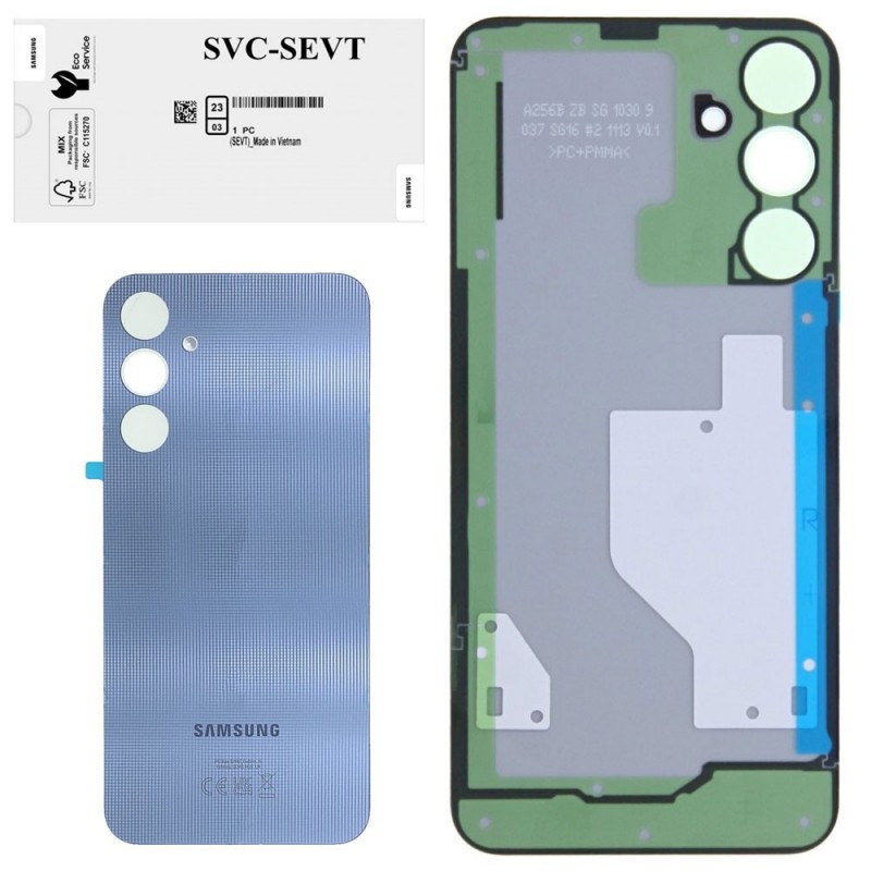 Samsung Back Cover Original Service Pack with Camera Frame for Galaxy A25 5G A256 | Blue