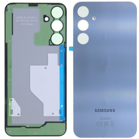 Samsung Back Cover Originale Service Pack con Camera Frame per Galaxy A25 5G A256 | Blue