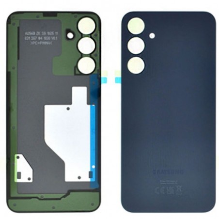 Samsung Back Cover Originale Service Pack con Camera Frame per Galaxy A25 5G A256 | Black