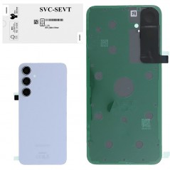 Foto di Samsung Back Cover Originale Service Pack con Camera Frame per Galaxy A55 A556 | Awesome IceBlue - Samsung