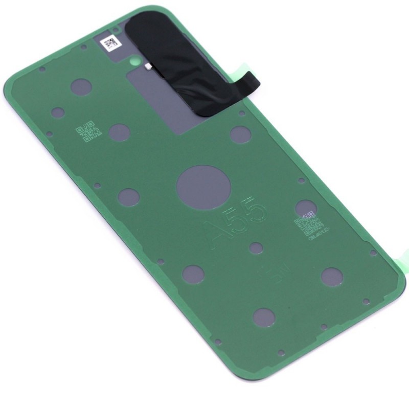 Samsung Back Cover Originale Service Pack con Camera Frame per Galaxy A55 A556 | Awesome IceBlue