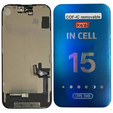 Photo of Display LCD ZY INCELL FHD LTPS COF 1:1 Per Apple iPhone 15 | IC INTERCAMBIABILE - ZY