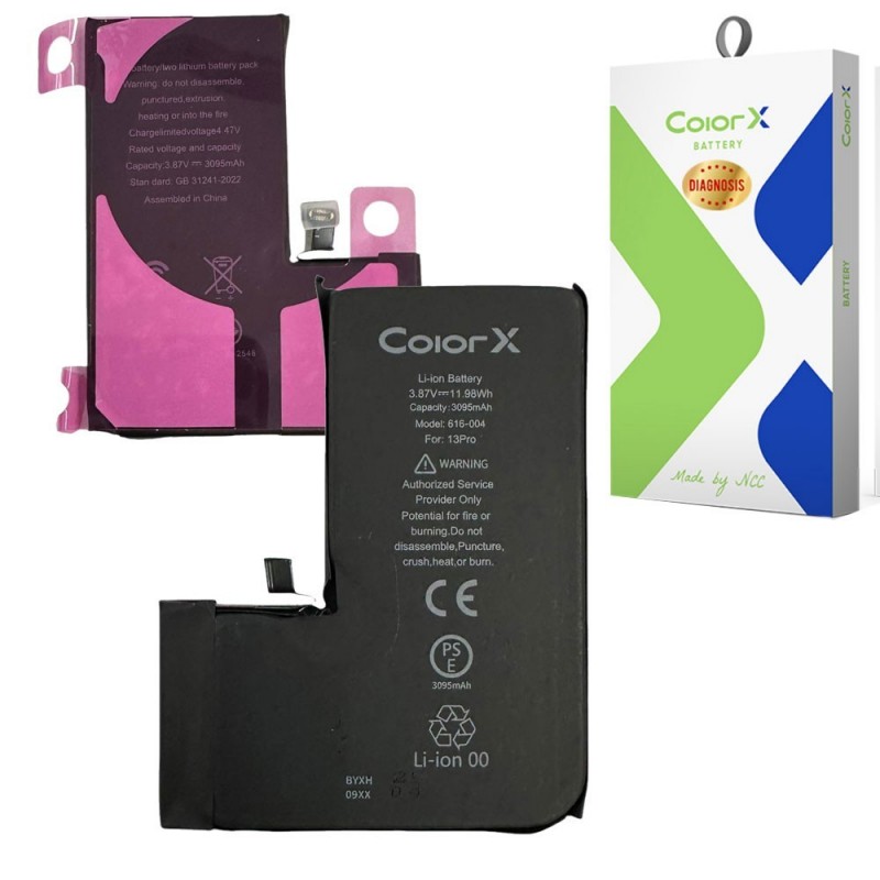 ColorX Batteria Diagnosis IC Originale per Apple iPhone 13 Pro 3095 mAh
