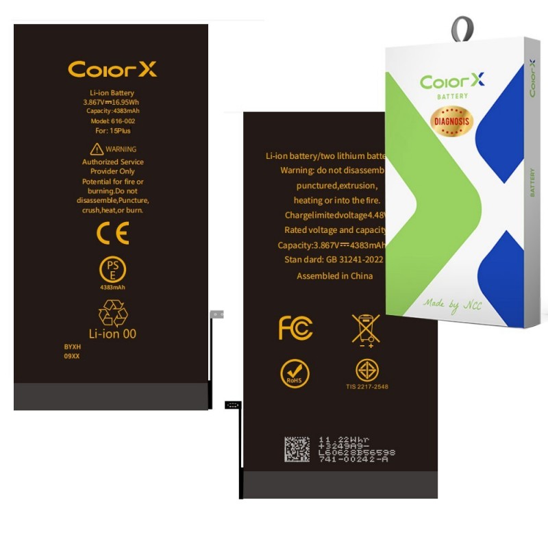 ColorX Battery Diagnosis IC Original for Apple iPhone 15 Plus