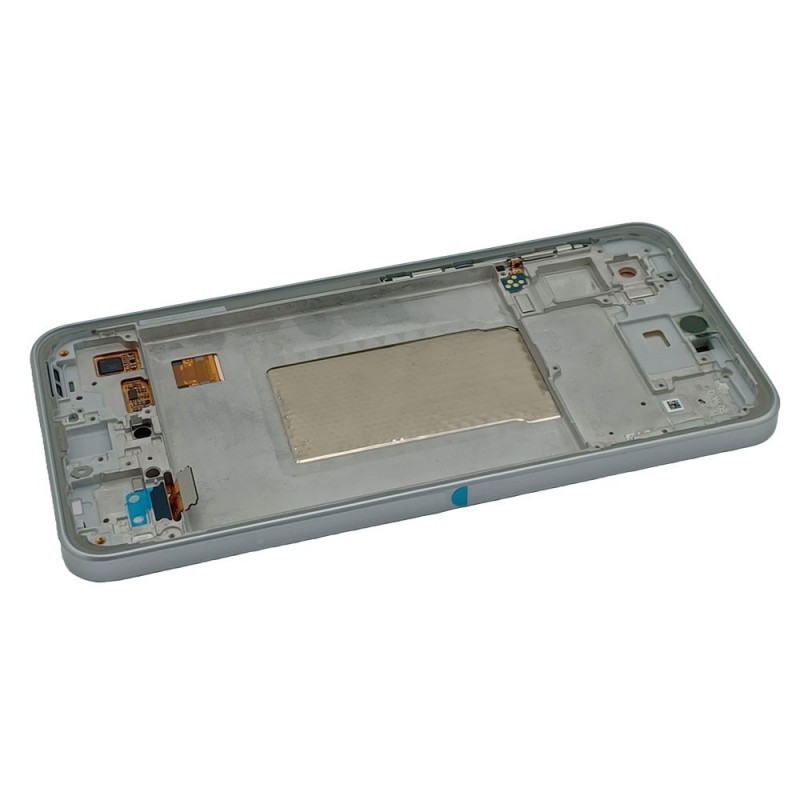 Samsung SERVICE PACK Display LCD ORIGINALE + Frame Galaxy A36 5G 2025 A366 | Bianco / Gray