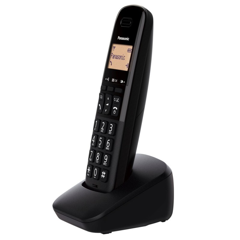 Panasonic KX-TGB610JTB Cordless Phone with 50-Number Phonebook | Black