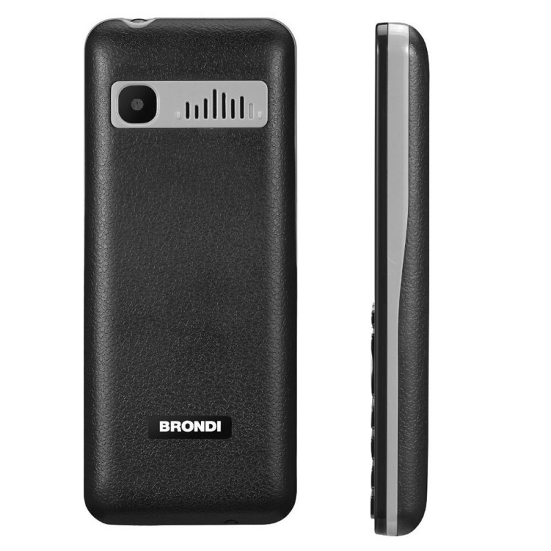 BRONDI King 2+ Smartphone 2G Display 2.4" Dual SIM | Black