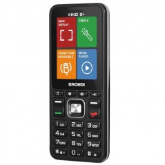 Scopri BRONDI King 2+ Smartphone 2G Display 2.4" Dual SIM | Nero in dettaglio
