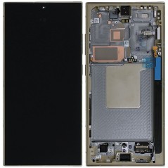 Samsung Service Pack Original LCD Display + Frame For Galaxy S24 Ultra 5G S928 | Titanium Yellow
