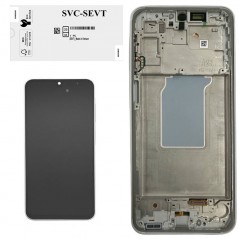 Samsung Samsung SERVICE PACK Display LCD ORIGINALE + Frame Galaxy A26 5G 2025 A266 Bianco for sale