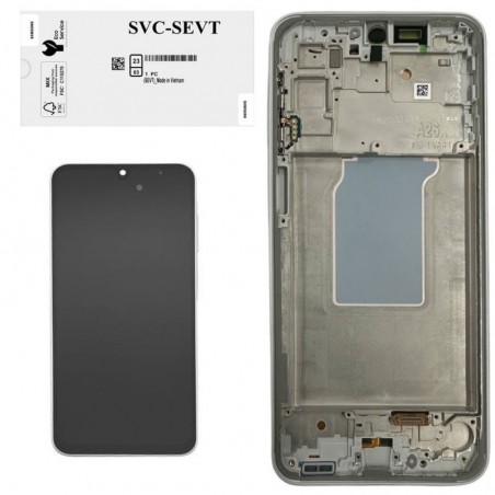 Samsung Samsung SERVICE PACK Display LCD ORIGINALE + Frame Galaxy A26 5G 2025 A266 Bianco for sale