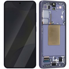Discover Samsung SERVICE PACK Display LCD ORIGINALE + Frame Per Galaxy S24 5G 2024 S921 | Viola details