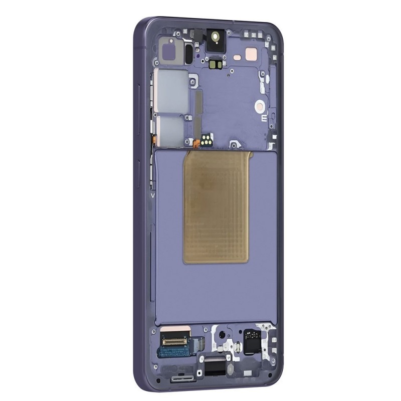 Samsung SERVICE PACK Display LCD ORIGINALE + Frame Per Galaxy S24 5G 2024 S921 | Viola