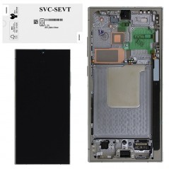 Photo of Samsung SERVICE PACK Display LCD ORIGINALE + Frame Per Galaxy S24 Ultra 5G S928 | Titanium Gray /Orange / Violet - Sams