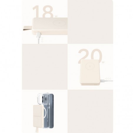 Xiaomi Mi Magnetic Powerbank Essential 60000 mAh Batteria Portatile Beige