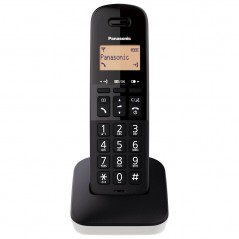 Panasonic KX-TGB610JTW Cordless Phone with 50-Number Phonebook | Black and White