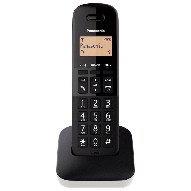 Panasonic Telefono Cordless KX-TGB610JTW Rubrica 50 Numeri | Nero e Bianco