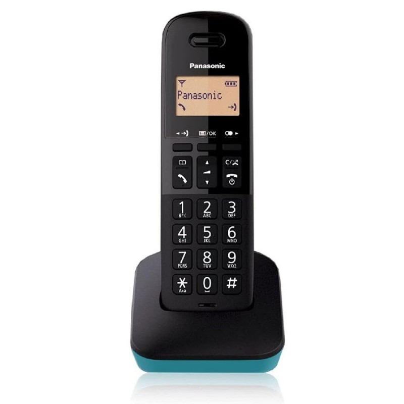 Panasonic Telefono Cordless KX-TGB610JTC Rubrica 50 Numeri | Nero e Blu