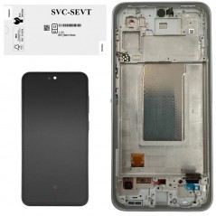 Buy Samsung SERVICE PACK Display LCD ORIGINALE + Frame Galaxy A56 5G 2025 A566 | Light Gray online