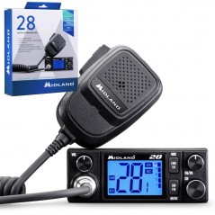 Compra MIDLAND 28 Ricetrasmettitore CB AM/FM Veicolare Cancellazione del Rumore 12/24V online