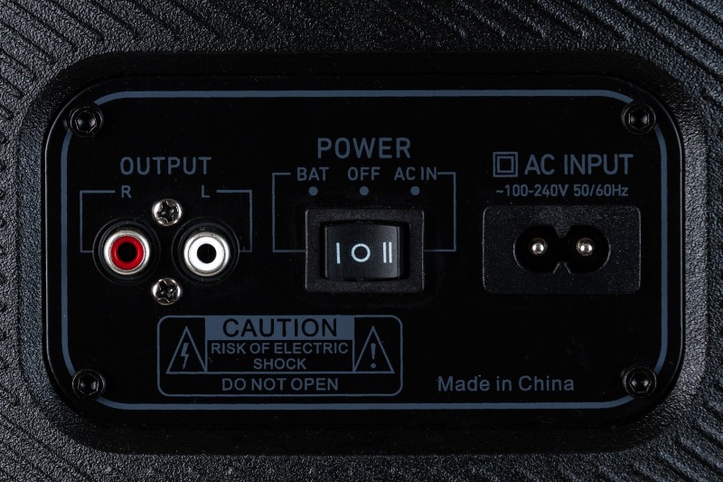  AUDIODESIGN PRO Partybox Speaker DJ206 Portable Bluetooth Speaker with Light Effects