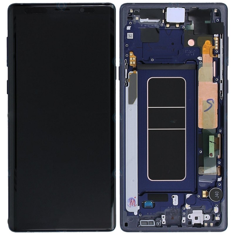 Samsung SERVICE PACK Display LCD ORIGINALE + Frame Per Galaxy N960 Note 9 BLUE