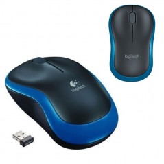 Discover Logitech Wireless Mouse M185 2.4GHz 1000Dpi Ambidextrous | Red Blue details