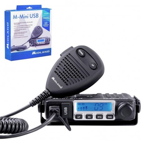 Acquista Midland M-Mini USB CB AM/FM Ricetrasmettitore Veicolare Ultra Slim in vendita