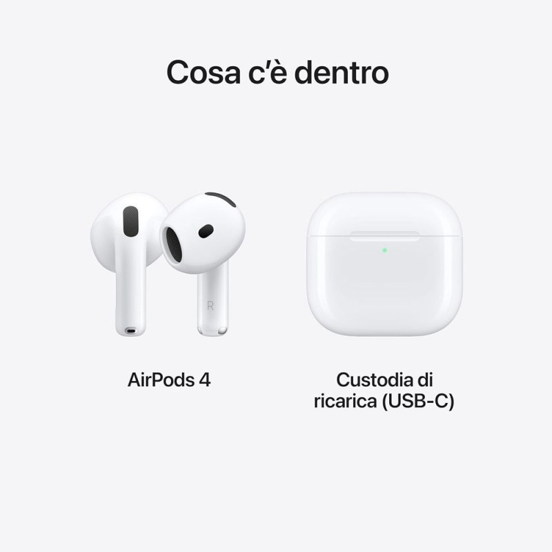 Apple Airpods 4 2024 MXP63ZM/A Bluetooth headset Apple Airpods 4 2024 MXP63ZM/A Bluetooth headset