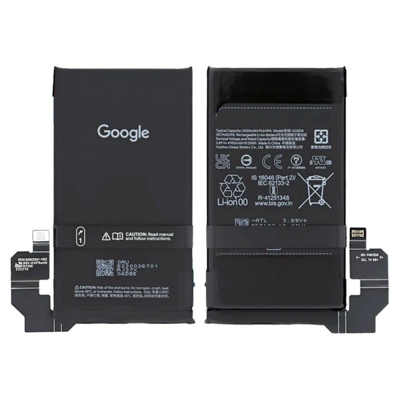 Google Service Pack Batteria GUKD8 Originale per Pixel 8 Pro 5050mAh 