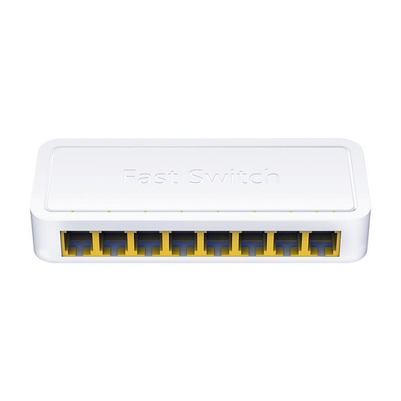 CUDY Switch da Rete 8 PORTE Fast Ethernet 10/100 MBPS CUDY Switch da Rete 8 PORTE Fast Ethernet 10/100 MBPS