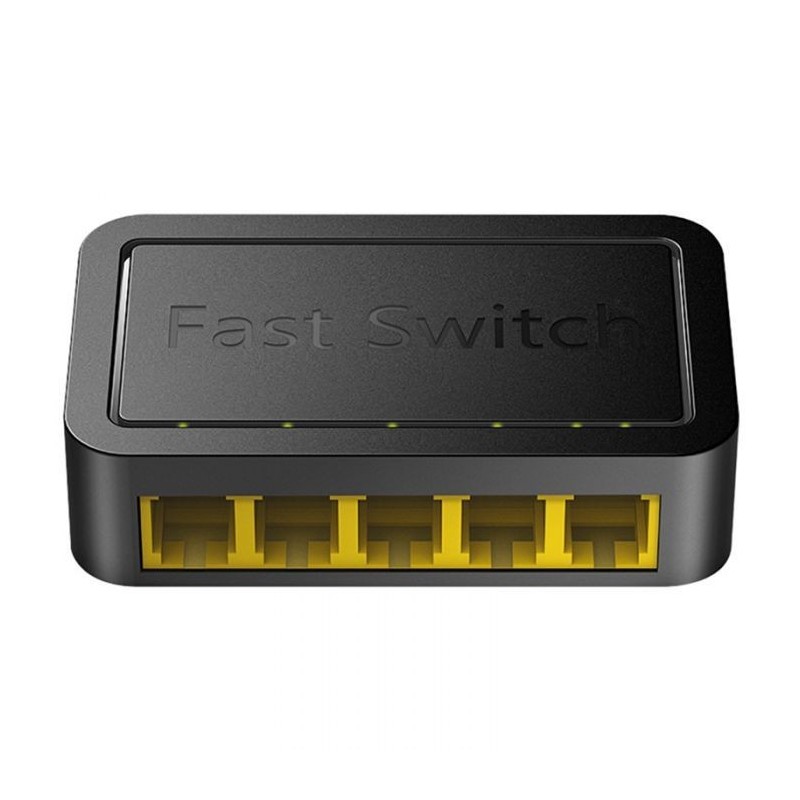 CUDY Switch da Rete 5 PORTE Fast Ethernet 10/100 MBPS CUDY Switch da Rete 5 PORTE Fast Ethernet 10/100 MBPS