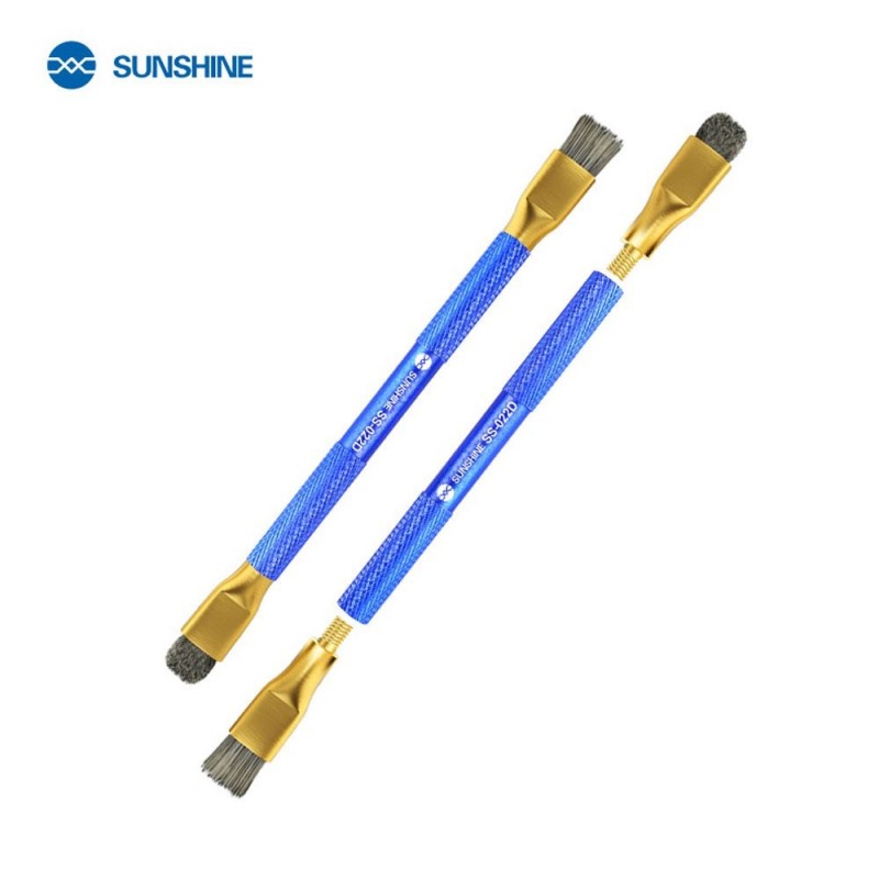 SUNSHINE SS-022D Spazzola a Doppia Testa in Rame Pennello a Doppio Uso