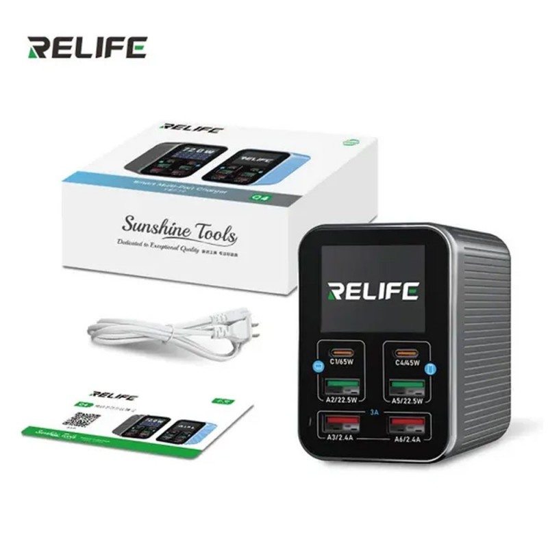 RELIFE Q4 Smart Multiport Charger | Grey