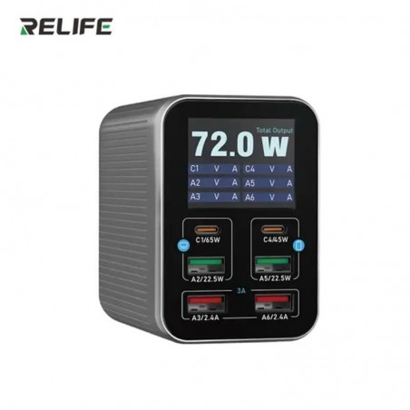RELIFE Q4 Smart Multiport Charger | Grey