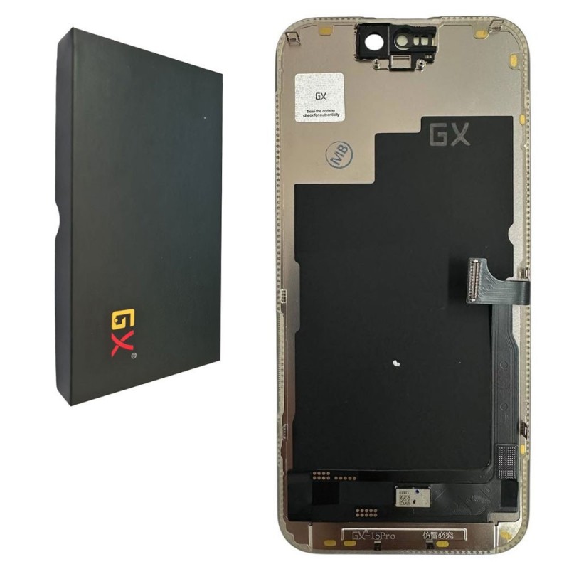 GX HARD OLED COF FHD (1080P) LCD Display For Apple iPhone 15 PRO | INTERCHANGEABLE IC