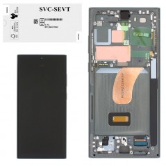 Product image Samsung SERVICE PACK Display LCD ORIGINALE + Frame Per Galaxy S23 Ultra 5G S918 | GREEN