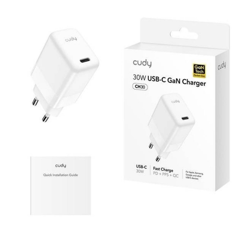  CUDY CUDCH30 30W USB-C Fast Charging Charger