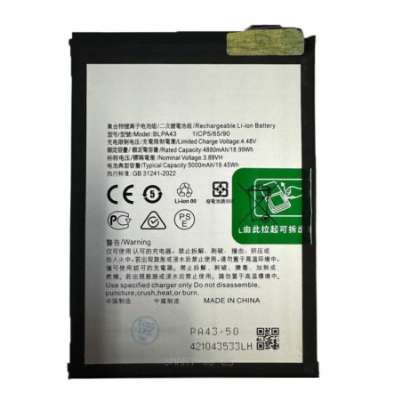 Product image Batteria Compatibile BLPA43 Per Realme 12 Plus 5G / Realme 13