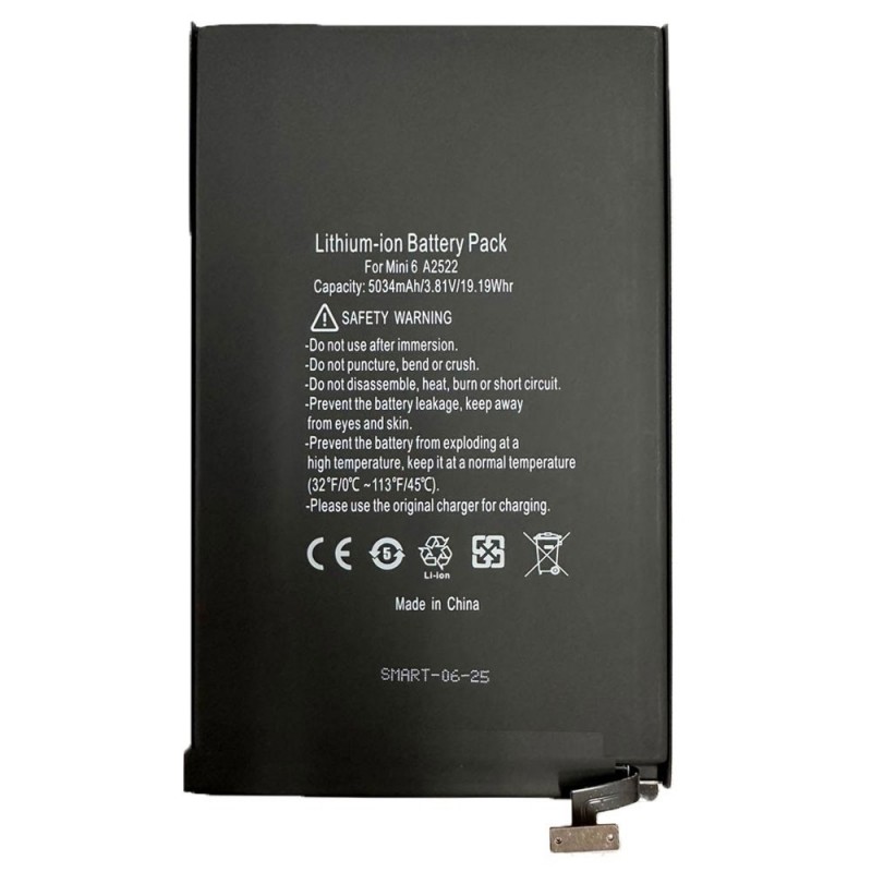 Compatible Battery for iPad Mini 6 (2021) A2567 A2568 A2569 | 5034mAh A2522