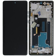 Compra Motorola SERVICE PACK Display LCD ORIGINALE + Frame Per Edge 50 Fusion XT2429 | Forest Blue online