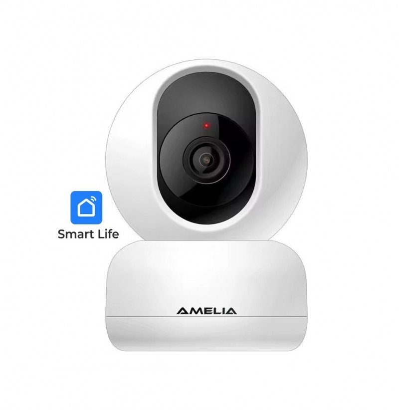 Bravo Amelia Telecamera IP WiFi per Interno Wireless iOS/Android Videosorveglianza Full HD Notturna Audio Bidirezionale Bravo Amelia Telecamera IP WiFi per Interno Wireless iOS/Android Videosorveglianza Full HD Notturna Audio Bidirezionale